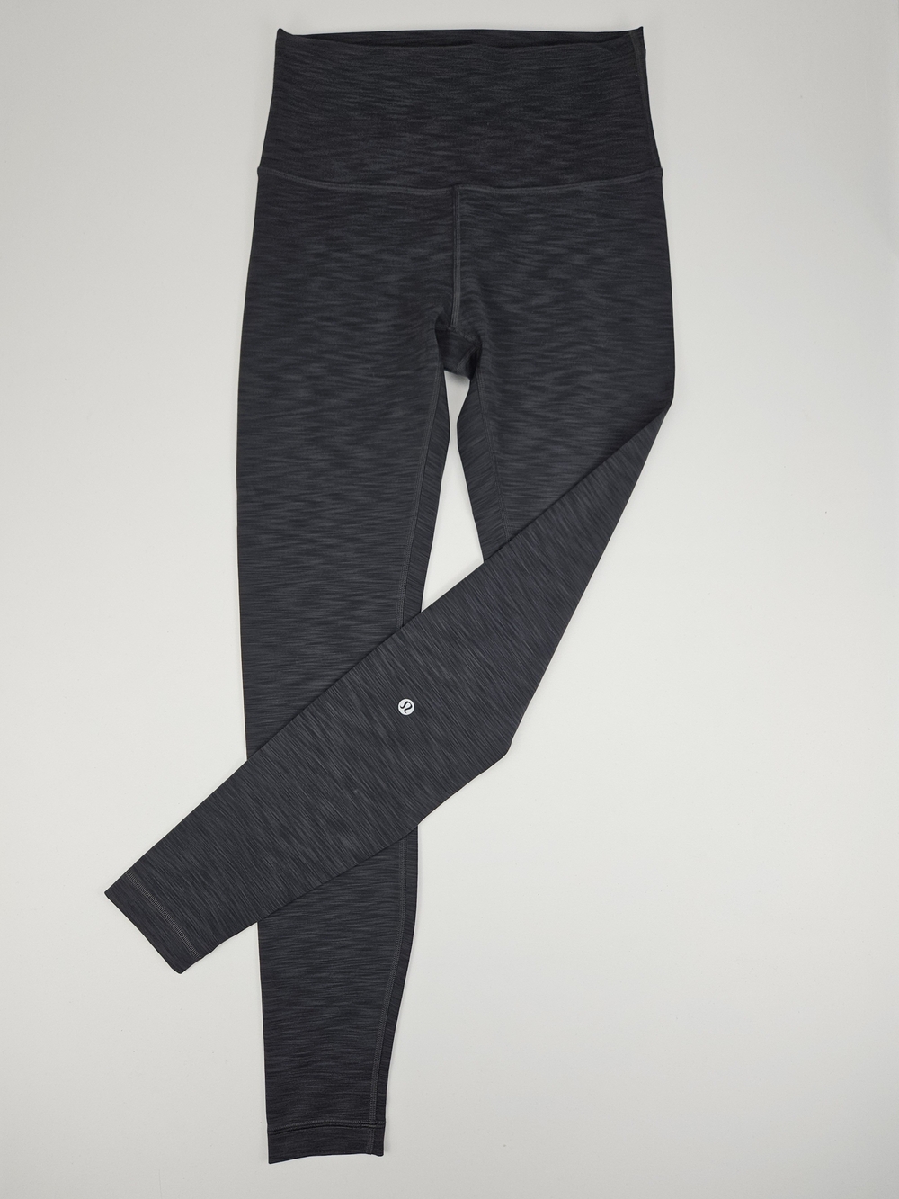 Lululemon Wunder Train High-Rise Tight 28” Heathered Black Grey Size 6